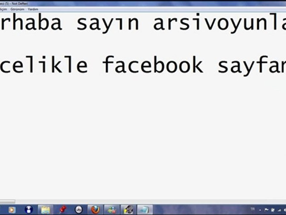 Arşiv oyunları Facebook'a üye olmak