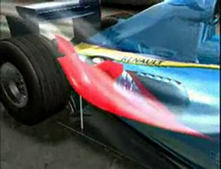 Aérodynamique de la Renault au grand prix de Monaco