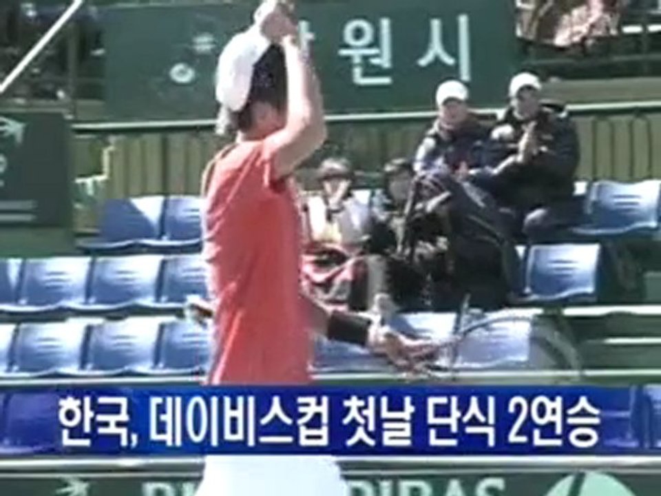 KOREA VS SYRIA DAVIS CUP (DAY 1)