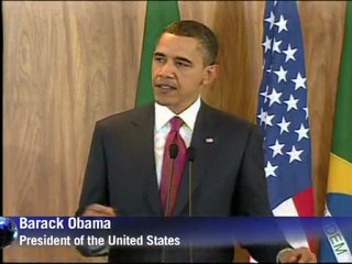 Obama saluda "el extraordinario ascenso de Brasil"