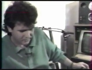 Daniel Balavoine et le Fairlight à l'émission "Demain c'est dimanche" (1985)