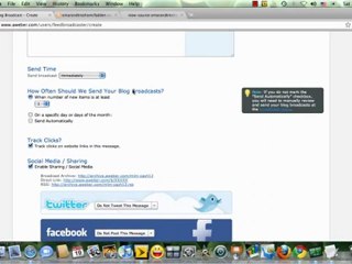 Blog Setup: Use Aweber To Send Blog Posts Automatically