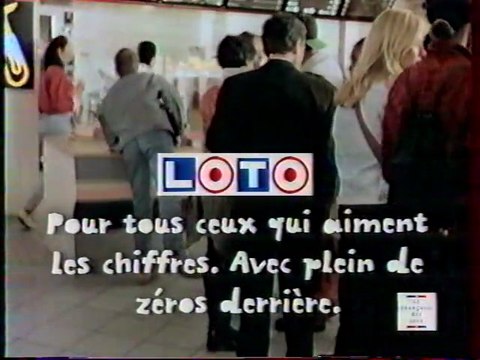 Publicité LOTO Francais des jeux 1998