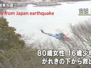 Miraculous rescue 9 days later （Japan earthquake）
