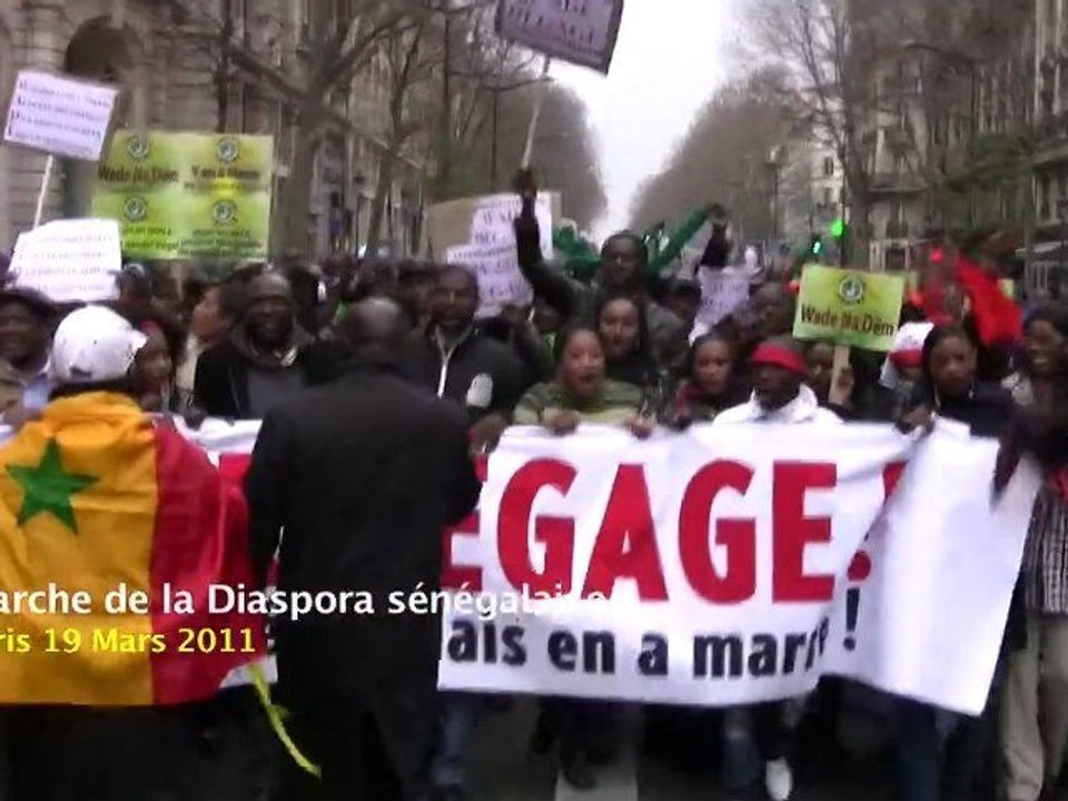 Marche de la Diaspora sénégalaise de Paris - 19 mars 2011