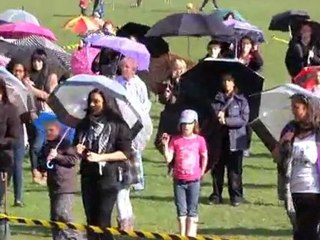 Chairty umbrella dance world record attempt - Endcliffe Park, Sheffield, 19 March 2011