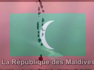 Les Maldives vues du ciel