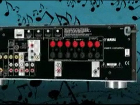 DSMA Grossiste YAMAHA RXV567 AMPLI TUNER HOME CINEMA.flv