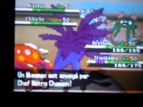 Pokemon Noir & Blanc - Combat contre le maître du métro Chamsin