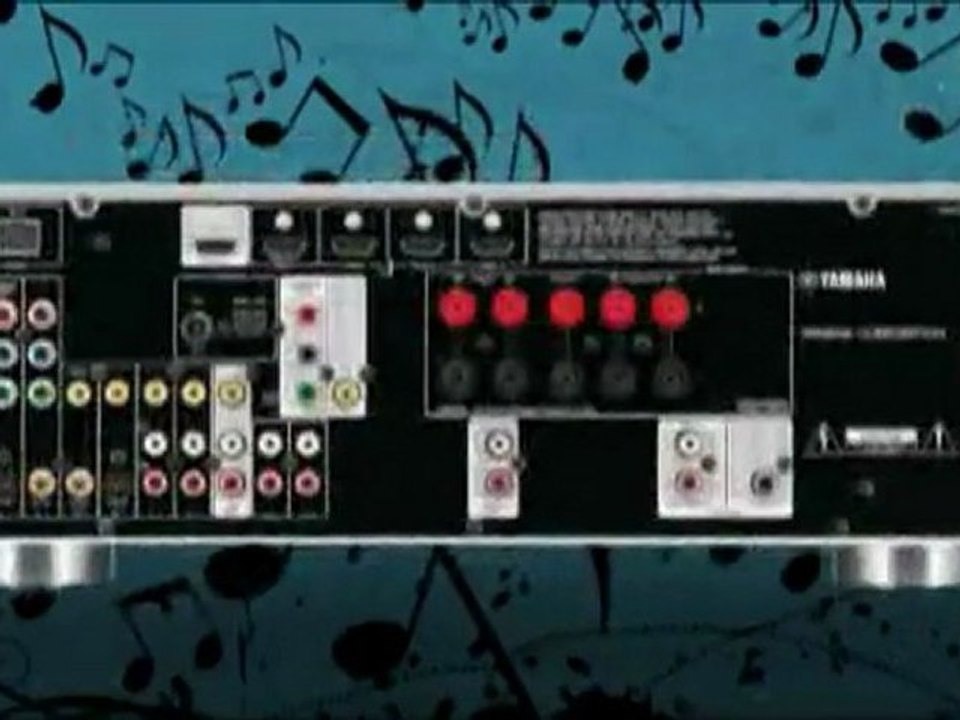 DSMA Grossiste YAMAHA RXV-467 AMPLI TUNER HOME CINEMA.flv