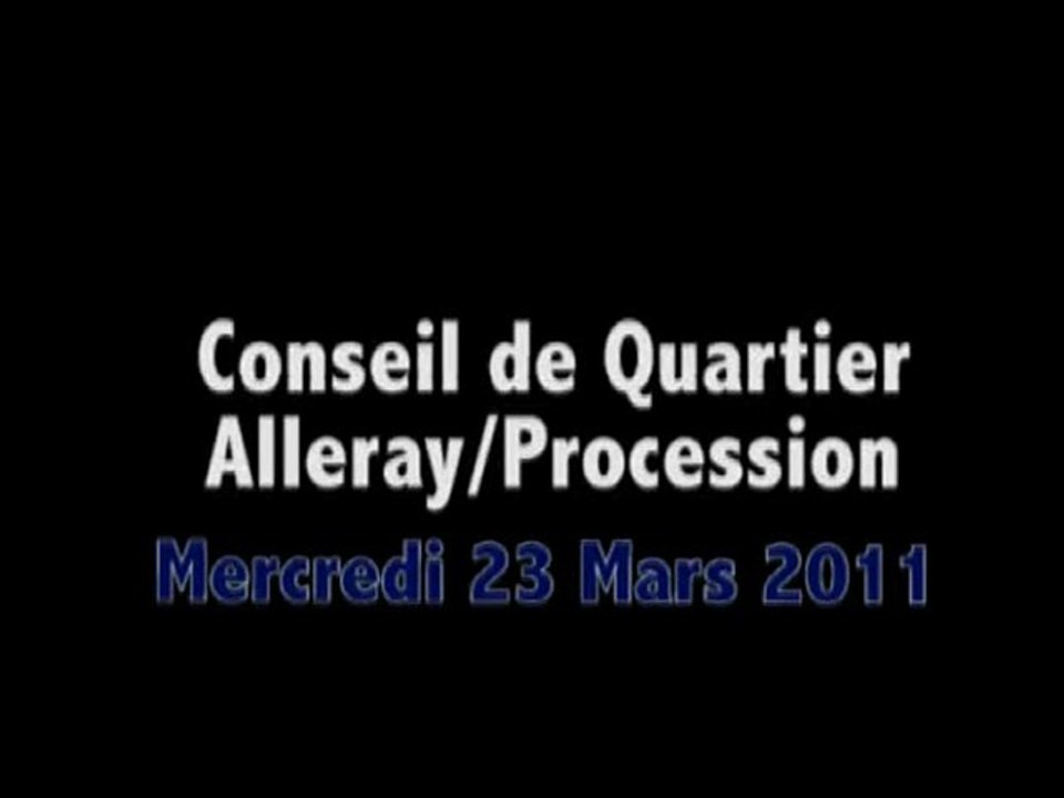 Conseil de Quartier Alleray/Procession du 23/03/11