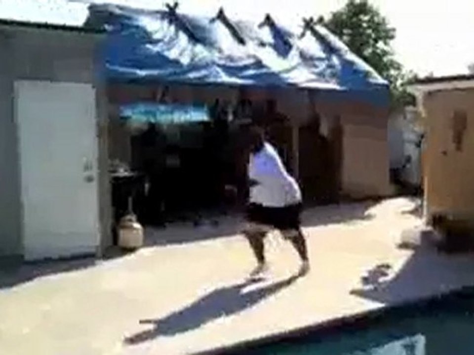 Saut par dessus une cage