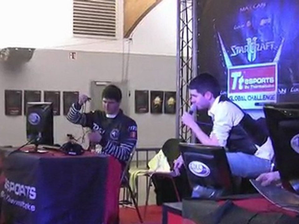 Finale winner bracket SC2 lors de la Maxlan