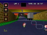 Mario Kart 64 Retexture - Super Mario Kart - Toad's Turnpike (BFrancois)