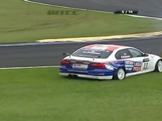 WTCC Curitba 2011 race 2 crash Nykjaer Poulsen
