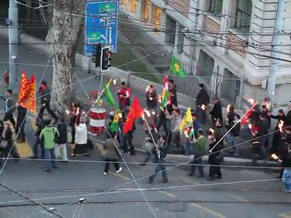 Manifestation Kurde dimanche 20 mars 2011 à Genève