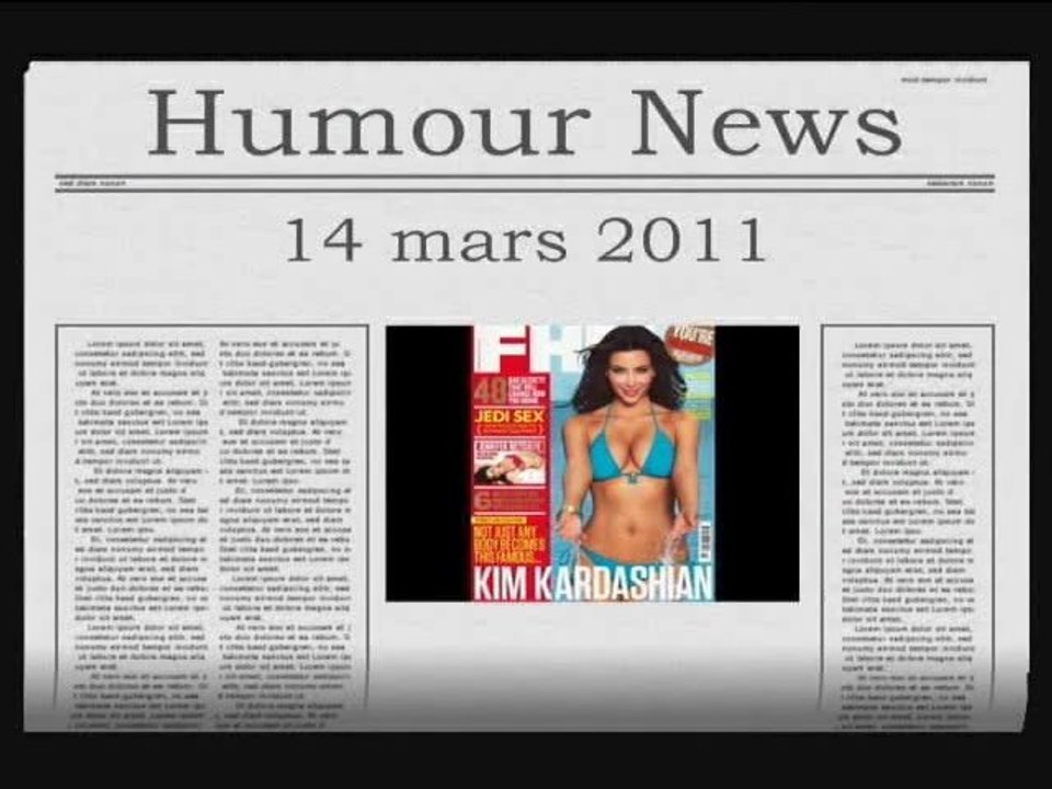 [Humour News 7] Kim Kardashian élue le corps le plus sexy sur Terre !