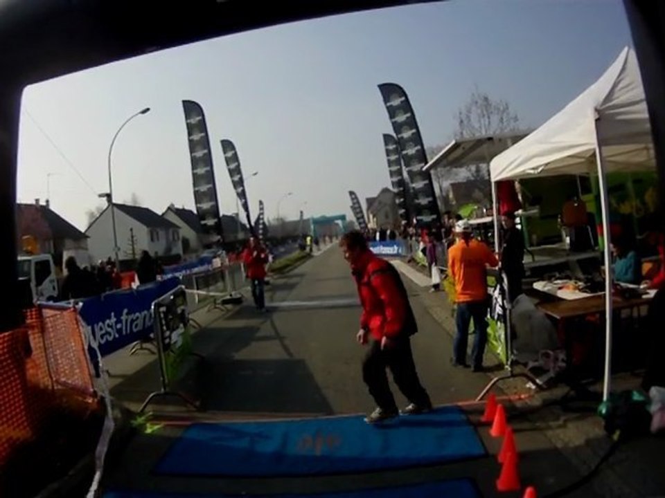 arrivée 1er cadet2011 et 1er minime2011