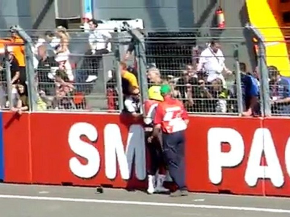 accident de fou depart moto