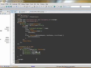 [GA Forum: sujet de Zairakai] - "Navigation ajax + scrolling animé"