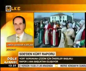 Kaplan'ın,SDE nin Kürt raporuyla ilgili açıklamaları