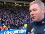 Rangers FC Celebrate LeagueCup Win March 20th 2011