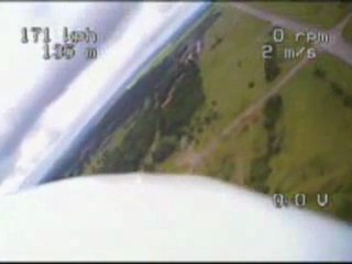 Concorde RC jet with on board cam