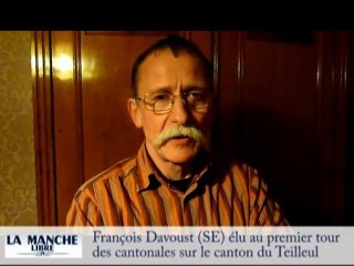 Cantonales - Le Teilleul : François Davoust élu au premier tour