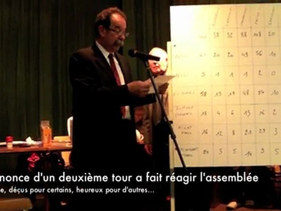 Premier tour des élections cantonales : canton de Nesle (80)