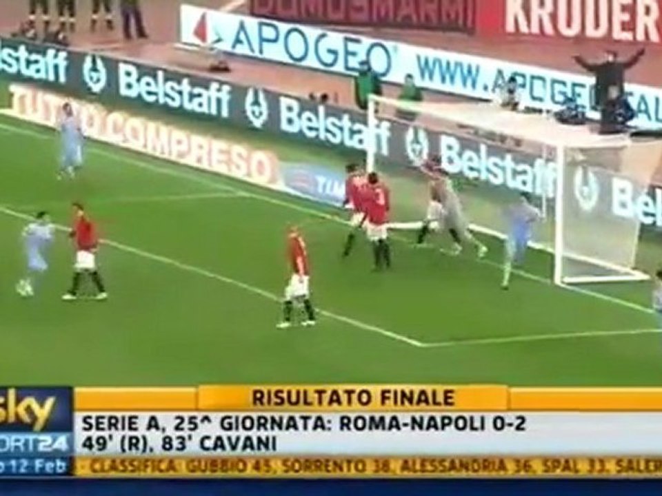 Ο Καβάνι σκοράρει δις στο Ολίμπικο κόντρα στη Ρόμα