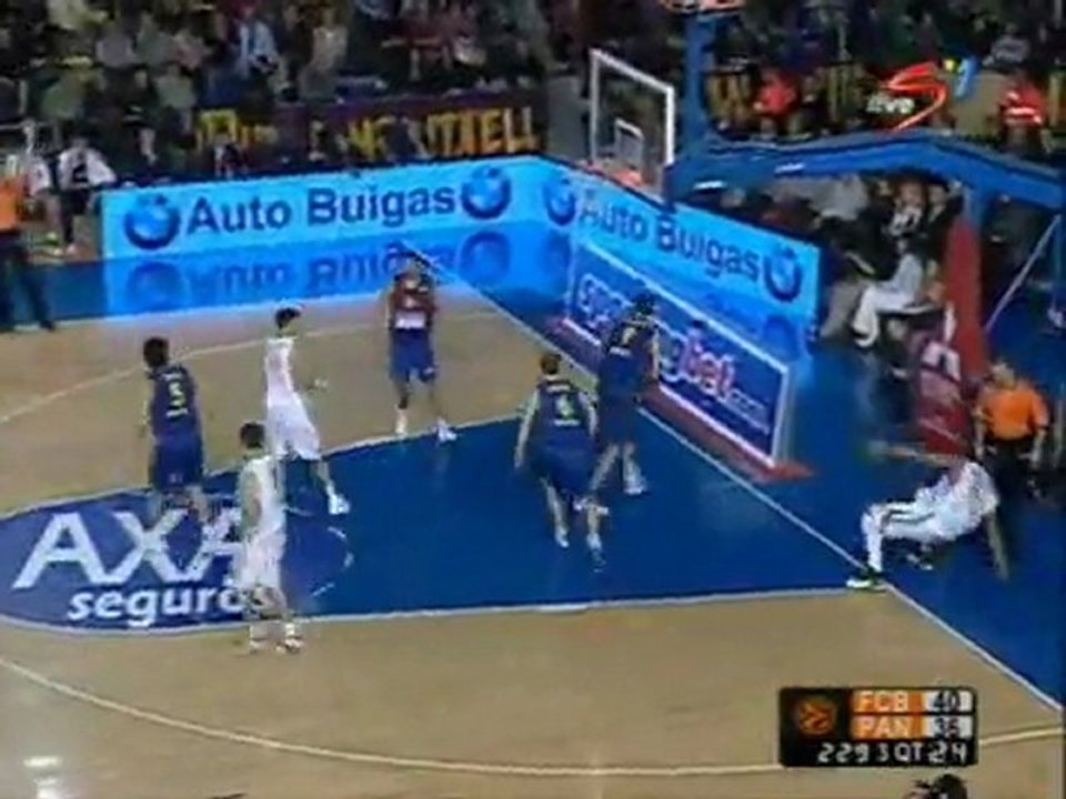 BARCELONA-PANATHINAIKOS 55-56 PANATHINAIKOS HIGHLIGHTS