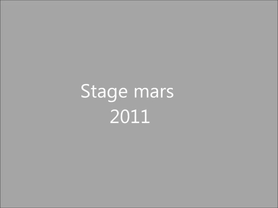 stage kayak mars 2011