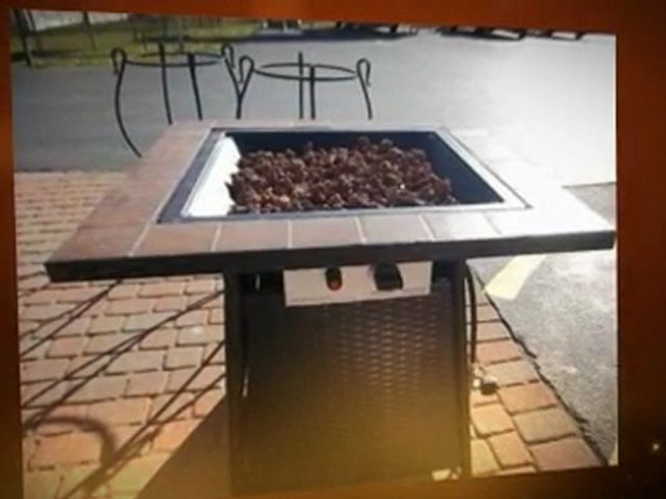 Outdoor LP Gas Fireplace