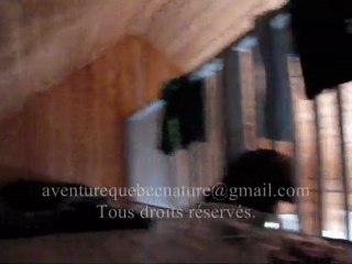 Aventure Québec Nature, Val-St-Côme en mars 2011.