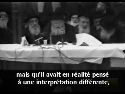 le Rabbi de Loubavitch;juif, dites aux nations la veritée!!