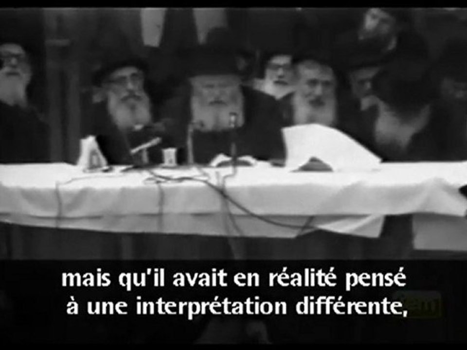 le Rabbi de Loubavitch;juif, dites aux nations la veritée!!