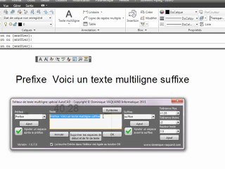 Nouvel éditeur de texte pour AutoCAD et AutoCAD LT