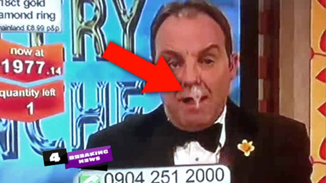 Sa morve coule en direct