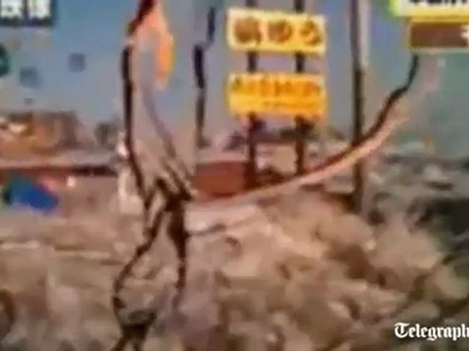 Voiture surprise par le tsunami - Actualité Buzz et Videos en streaming
