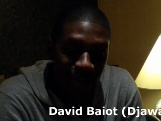 PBLV : Message de David Baiot (Djawad)
