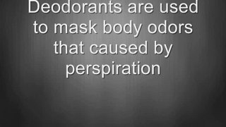 Should You Use Deodorants Or Antiperspirants - Stop ...