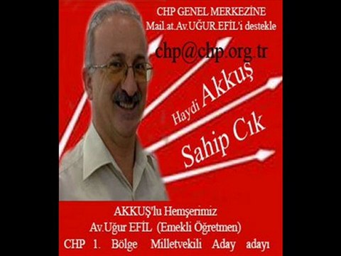 CHP İSTANBUL 1. BÖLGE ADAY ADAYI UĞUR EFİL'E DESTEK OLALIM