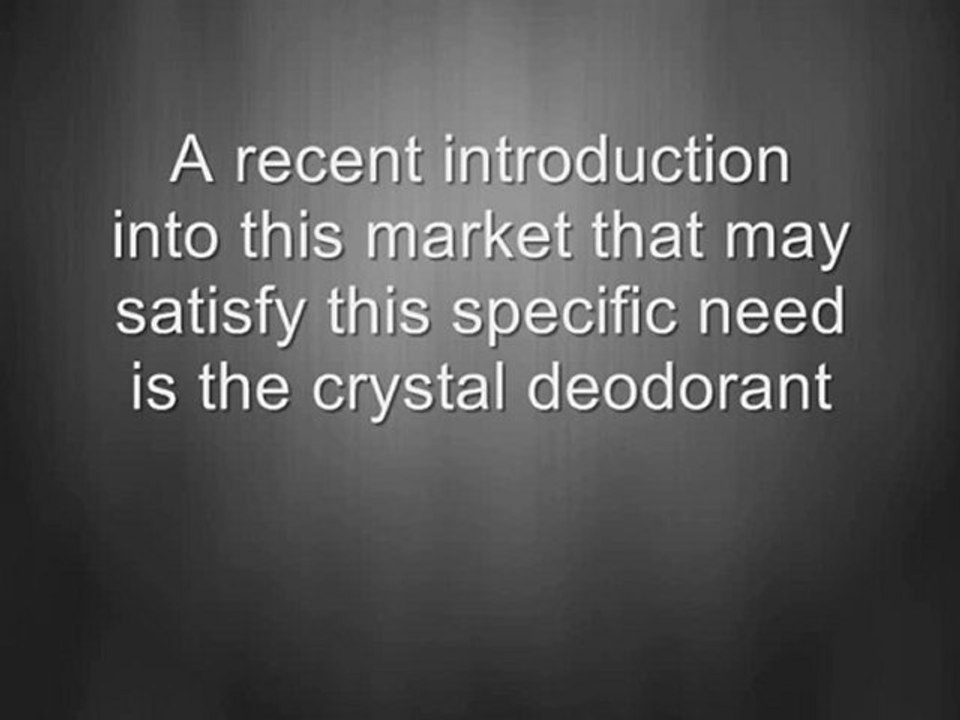 The Truth About Crystal Deodorants - Stop Underarm Sweat