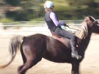 essai de départ au galop avec SS