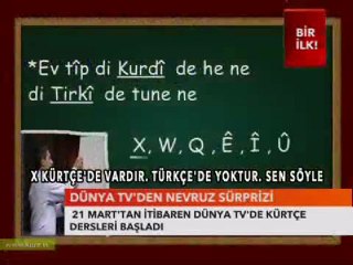 KurdÎ Hîn Dibim Kürtçe öğreniyorum dünyatv