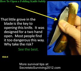 Knife Safety: Opening a Folding Knife