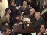 Waitress Fail - Spills Tray of Food on Actor Joe Pantoliano