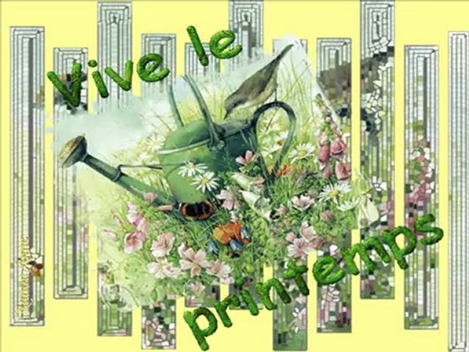 Vive le printemps
