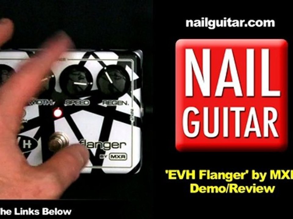 MXR EVH Flanger - Guitar Pedal Test With Distortion