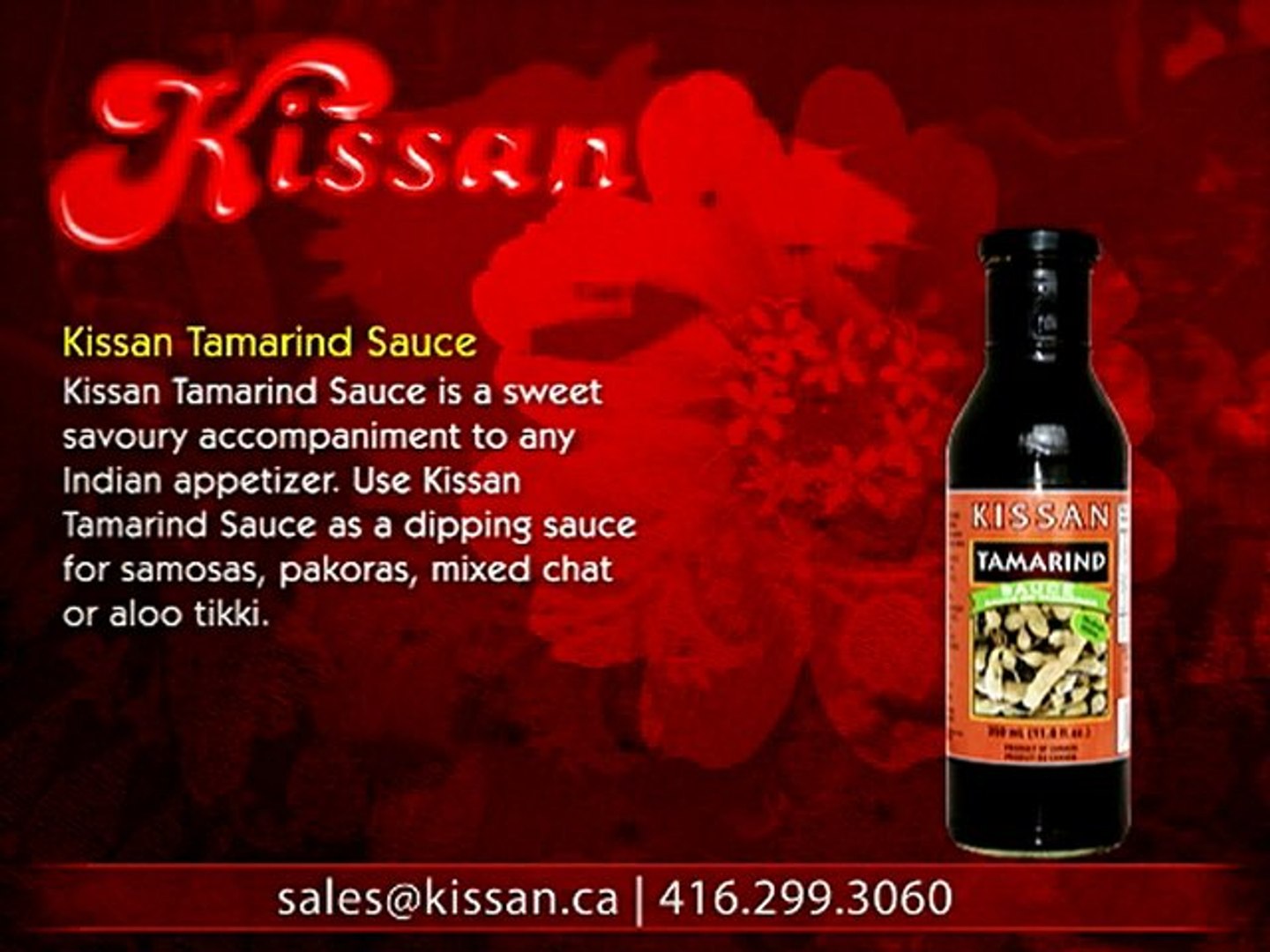 Kissan Ca Tamarind Sauce Authentic East Indian Video Dailymotion